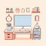 مكتبيات ومنضمات وديكور