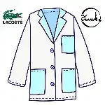 لابكوت طبي ماركة لاكوست