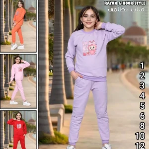طقم بيجما بناتي خيطين مصوف تقيلة💕