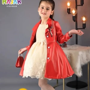 🌸 فستان بناتي فاخر مع جاكيت أنيق من HAJAR 🌸