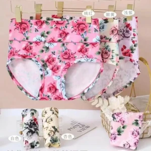 12 قطعة كيلوت نسائي زبدة ليكرا 2XL/5XL💯