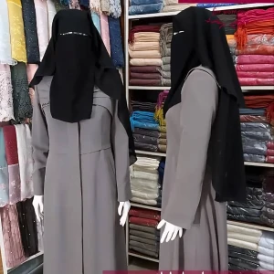 نقاب نسائي اسود (خمار اماراتي)