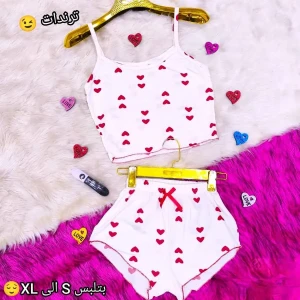 طقم نسائي شورط ترند😉