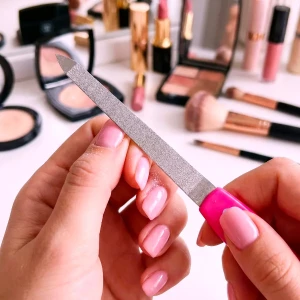 مبرد الأناقة 2 بـ 1 ✨ (اللمسة المخملية لأظافرك) 💅💖