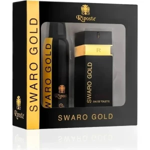 مجموعة عطر ومزيل تعرق الذهب البرّاق الرجالي 👑