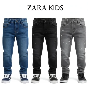 بنطلون جينز سوبر ستار للأطفال ⭐👖