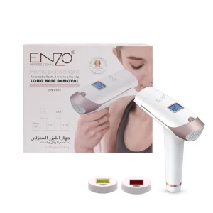 جهاز ليزر منزلي ENZO الأصلي مع التبريد الثلجي لإزالة الشعر الدائم