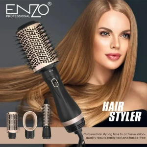 مجفف ومصفف الشعر الاحترافي 4 في 1 من ENZO
