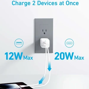  Anker chargeur compact (33W) à 2 ports