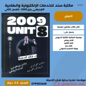 الثراء في اللغة الإنجليزية د. خالد الدعجة 2009 الفصل 2 الوحدة (8)