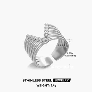 خاتم ستانلس ستيل ( مقاوم للماء )