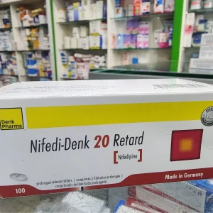 (Nifedipine)Nifedi-Denk 20-Retard (١٠ قرص )