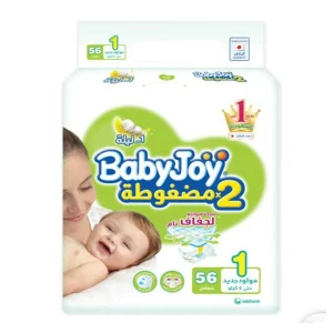 حفاظات بيبي جوي عائلي مواليد 4×56