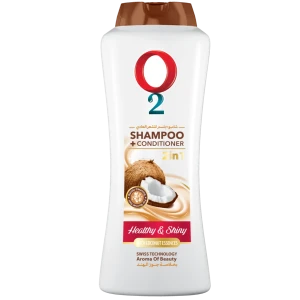  شامبو وبلسم O2 (أوتو) 2 في 1 بخلاصة جوز الهند للشعر العادي