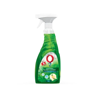 نظف وملطف الزجاج O2 السائل باللون الأخضر وبسعة 750 مل 