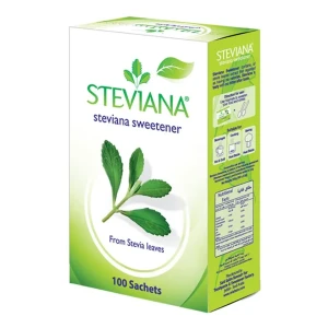 علبة مُحلي ستيفيانا (Steviana) المستخلص من أوراق نبتة الستيفيا ال
