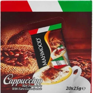 علبة كابتشينو محمود (Mahmood Cappuccino) السريع التحضير بحجم 20 ظ