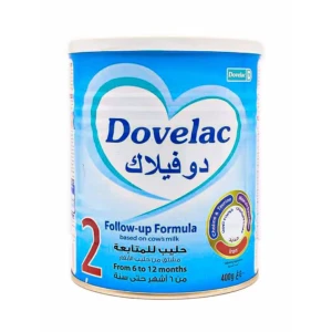علبة حليب أطفال "دوفيلاك" (Dovelac) للمتابعة رقم 2