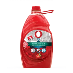  سائل غسيل الصحون O2 (زاهي O2) برائحة الفراولة أو الفواكه الحمراء