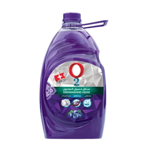  سائل غسل الصحون O2 (زاهي) برائحة التوت البري أو العنب الداكن، 