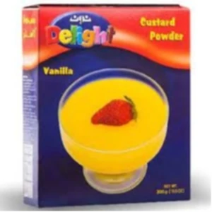 علبة مسحوق كاسترد بنكهة الفانيلا