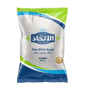 سكر أبيض ناعم من إنتاج شركة سكر الاتحاد 900غم