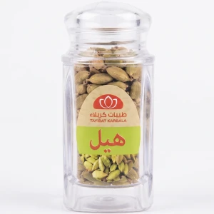 عبوة هيل حب (حبات الهيل الأخضر) من ماركة طيبات كربلاء