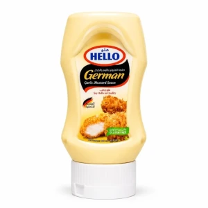 صلصة المايونيز بالثوم والخردل الألمانية من علامة هلو (HELLO)