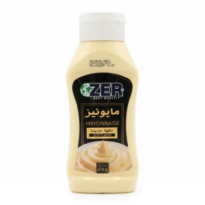  زجاجة مايونيز من ماركة زير (ZER Best Quality) بوزن 410 غرام 
