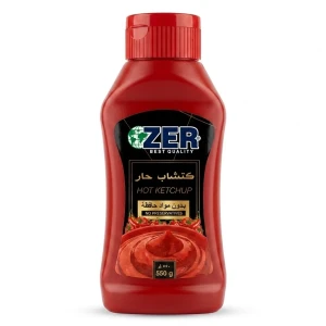  كاتشب حار من ماركة "زير" (ZER Best Quality) بوزن 550 غراماً 