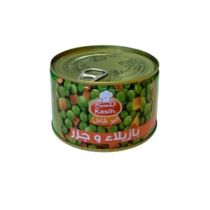 بازلاء وجزر بوزن 400 غرام