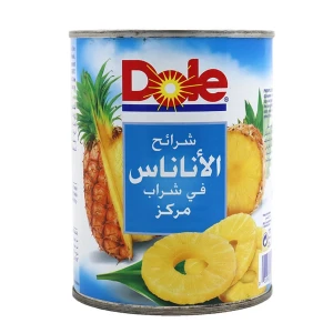 علبة شرائح أناناس من ماركة دول (Dole) بوزن 567 غرام