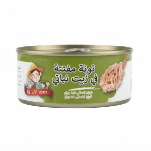  علبة تونة مفتتة في زيت نباتي ماركة الأرز (Alarz