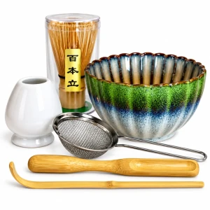 طقم تحضير الماتشا الياباني الفاخر 🍵 