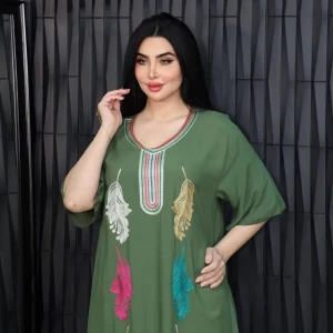 دشداشة نسائي كشمير قصير