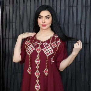 دشداشة نسائي كشمير قصير