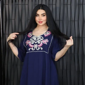 دشداشة نسائي كشمير قصير