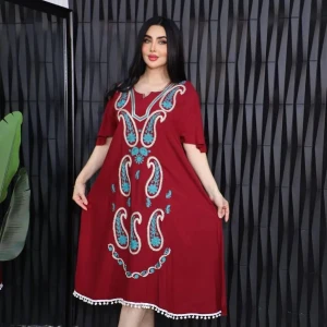 دشداشة نسائي كشمير قصير