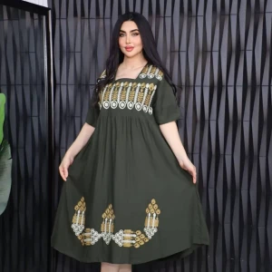 دشداشة نسائي كشمير قصير