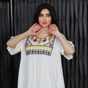 دشداشة نسائي كشمير قصير