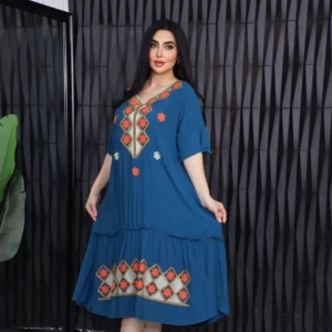 دشداشة نسائي كشمير قصير