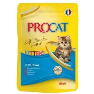 Pro Cat Soft Chunks Kitten Food With Tuna In Jelly