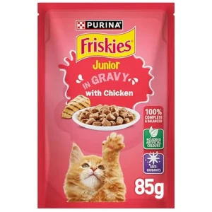 Purina Friskies Wet Junior Cat Food With Chicken In Gravy
