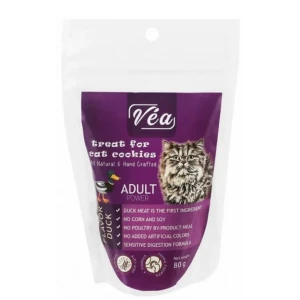 Vea Cookie Treats Duck Flavor For Adult Cats