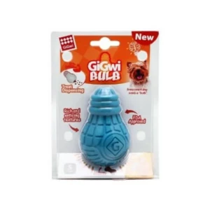 Gigwi Bulb Snall Blue Treat Dispensing Dog Toy