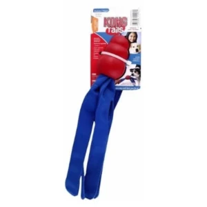 Kong Tails Medium Blue &amp; Red Dog Tug Toy With Sqeaker