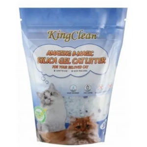King Clean Amazing &amp; Silica Gel Cat Litter Lavender Scented