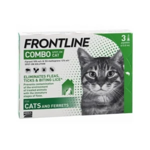 Frontline Combo Flea,Tick&amp;Lice Spot On Solution For Cats&amp;Ferrets