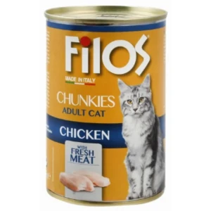 Filos Wet Food Chunkies With Chicken For Adult Cats