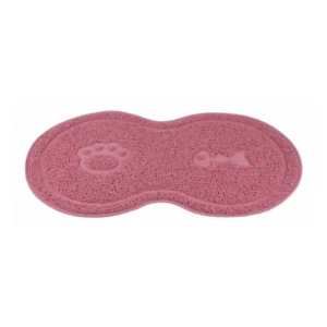 Quality Pets Paw&amp;Fish Print Cat Litter Tray Place Mat(26*45*2cm) 